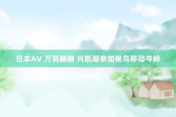 日本AV 万羽翩翩 兴凯湖参加候鸟移动岑岭