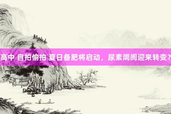 高中 自拍偷拍 夏日备肥将启动，尿素阛阓迎来转变？
