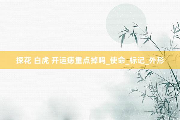 探花 白虎 开运痣重点掉吗_使命_标记_外形